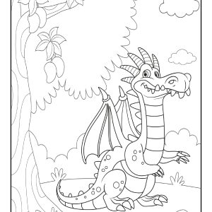 Coloring a dragon