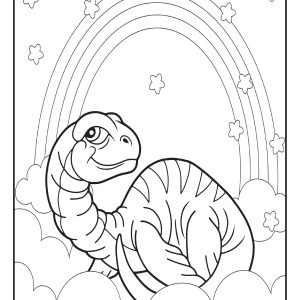 Dinosaur colouring images