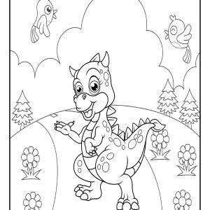 Dinosaur train coloring pages