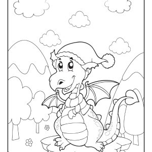 Dragon pictures to color