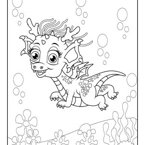 Dragon printable coloring pages