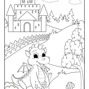 Dragons coloring pages printable