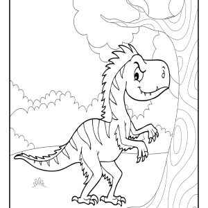 Indominus rex coloring page