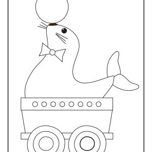 Seal Circus coloring pages