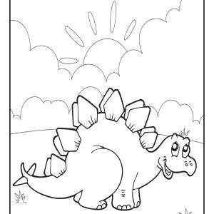 Stegosaurus coloring page