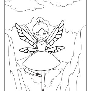 Baby fairies coloring pages