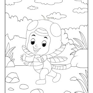 Bugs coloring page