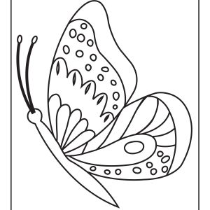 Butterfly coloring ideas