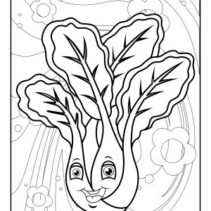 Celery coloring pages