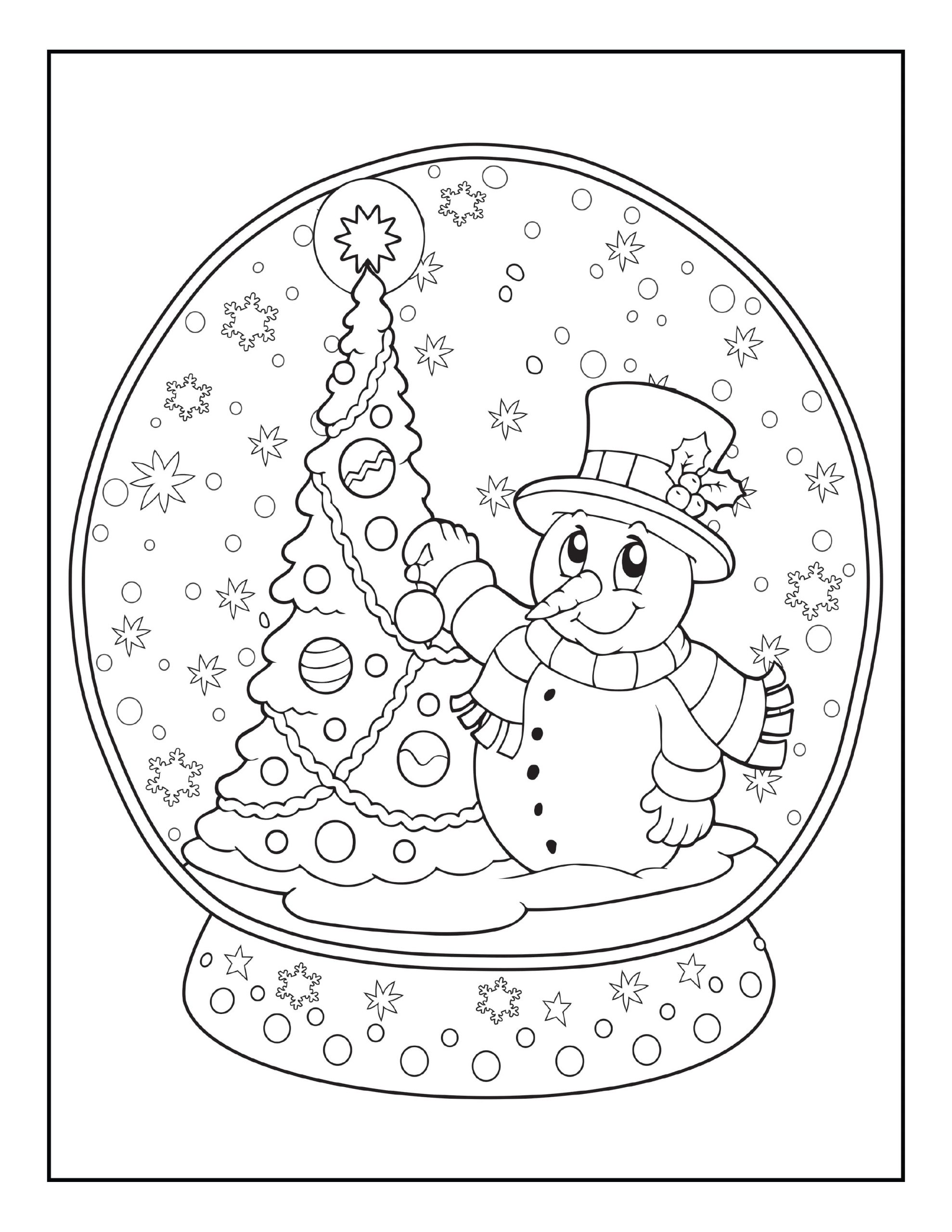 Christmas Coloring Pages For Adults   Coloring Pages   Color Pages