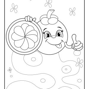 Clementine coloring pages