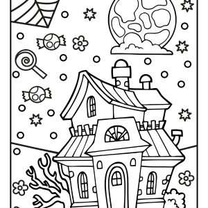 Coloring pages for kids halloween