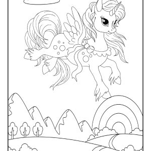 Coloring pictures unicorn