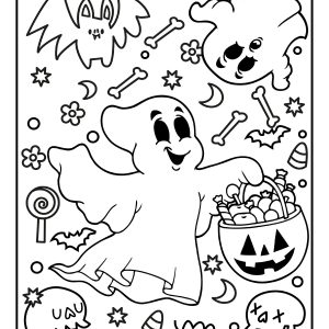 Coloring sheets halloween