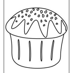 Colouring pages of food