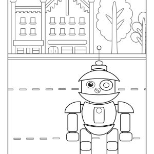 Cozmo robot coloring pages