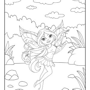 Fairies coloring pages free printable