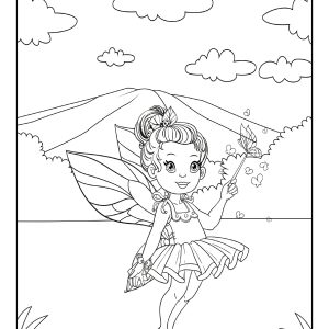 Fairy colouring sheets