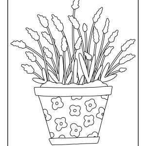 Flowers printables coloring pages