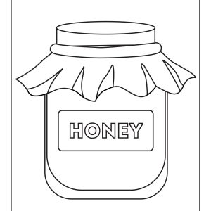 Free food coloring pages
