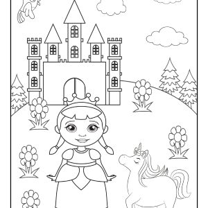 Free princess coloring pages