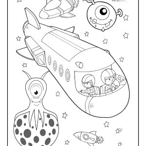 Free solar system coloring pages