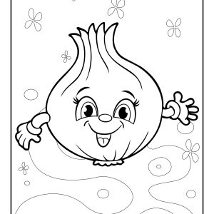 Garlic coloring pages