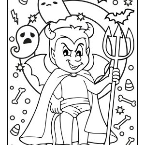 Halloween printables coloring pages