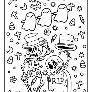 Halloween picture to color