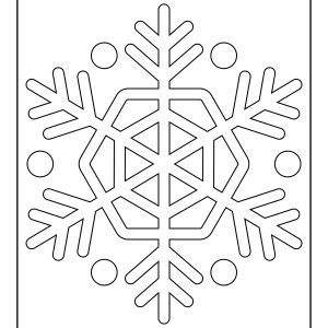 How to color a snowflake