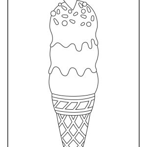 Ice cream to color