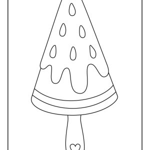 Ice cream truck coloring pages