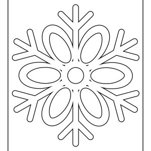 Images of snowflakes to print