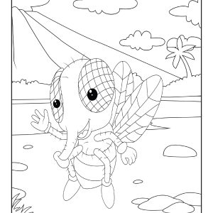 Insect colouring pages