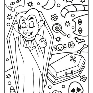 Kids halloween coloring pages