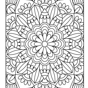 Mandala printable coloring pages