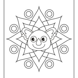 Mandalas colouring for adults