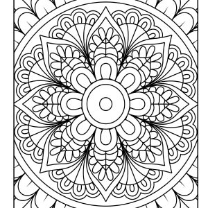 Mandalas printable coloring pages