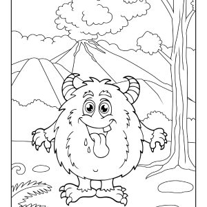 Monster coloring pages printable
