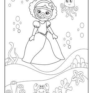 Princess coloring pictures