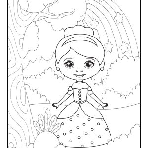 Princess colouring pages printable
