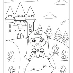 Princesses coloring pages