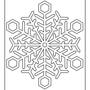 Printable snowflakes