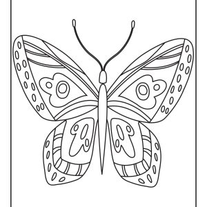 Rainbow butterfly unicorn kitty coloring pages