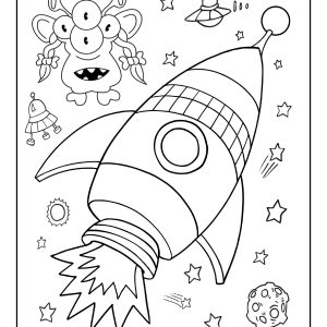 Solar system coloring book
