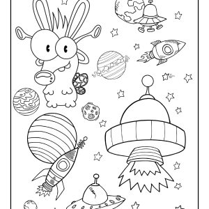 Solar system coloring pages pdf