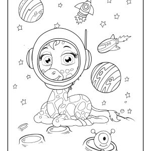 Space coloring pages printable