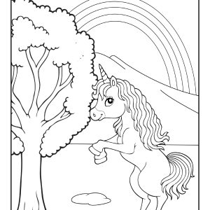 Unicorn coloring pages printable