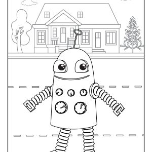 War robot coloring pages
